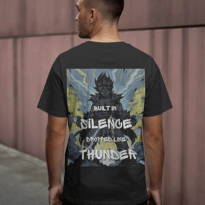 Built in Silence. Dropped Like Thunder – Oversized Tee