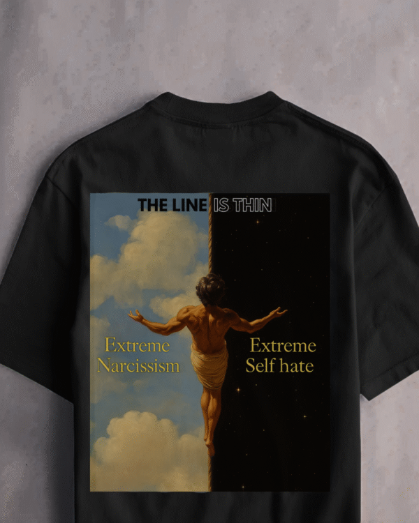 Narcissism - Unisex Oversized Tee - Image 2
