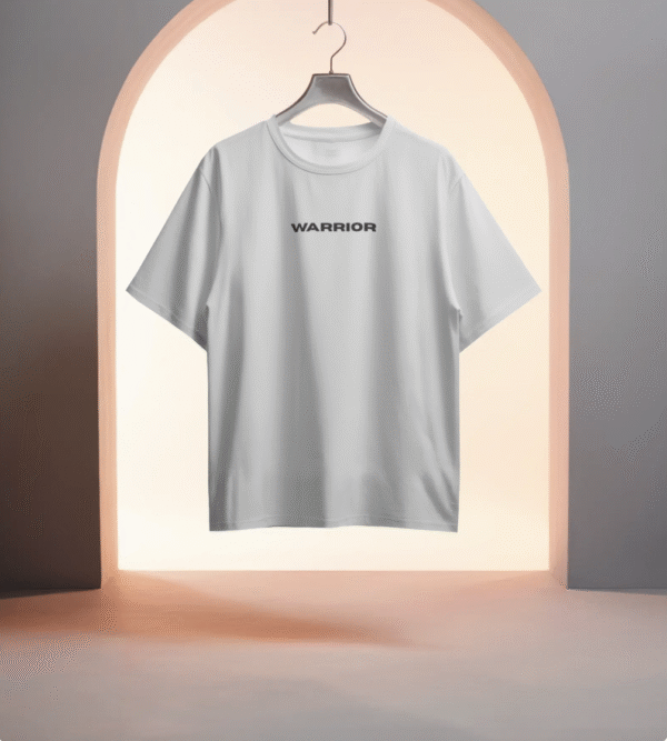 Warrior(White)- Unisex Classic Tee - Image 2