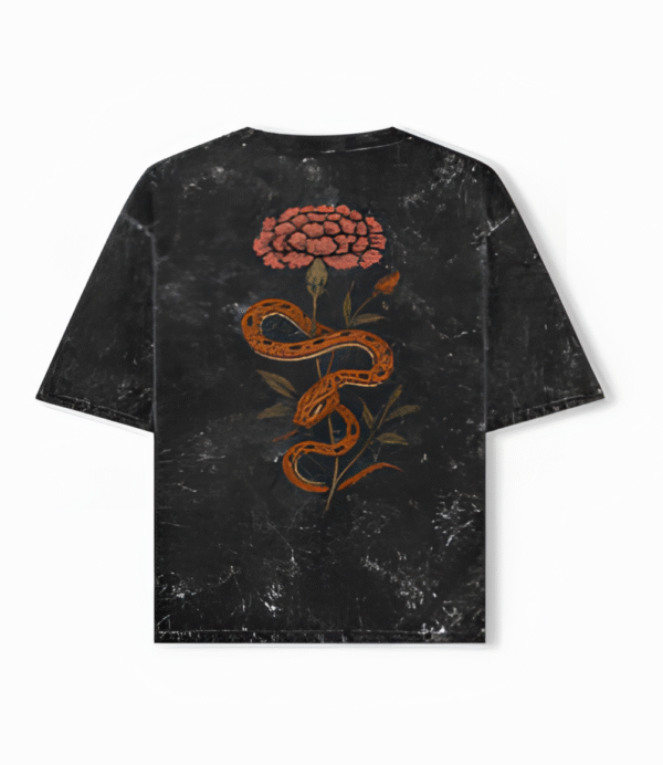 Devil’s Rose-Unisex Acid Washed O.Tee