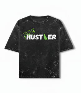 Hustler- Unisex Acid Washed O.Tee