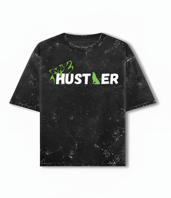 Hustler- Unisex Acid Washed O.Tee