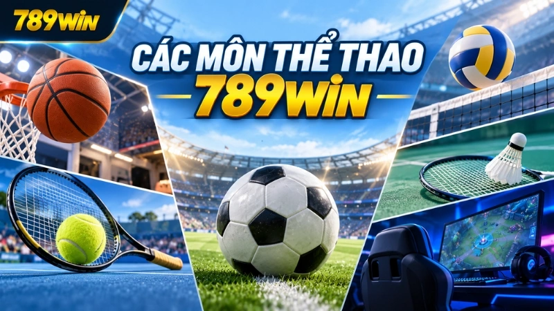 Các Môn Thể Thao Có Trên 789WIN