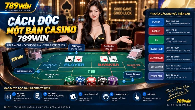 Cách Đọc Một Bàn Casino 789WIN
