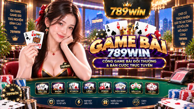 Game Bài 789WIN – Cổng Game Bài Đổi Thưởng & Bàn Cược Trực Tuyế