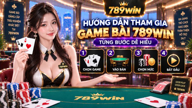 Hướng dẫn tham gia sảnh Game Bài 789WIN từng bước