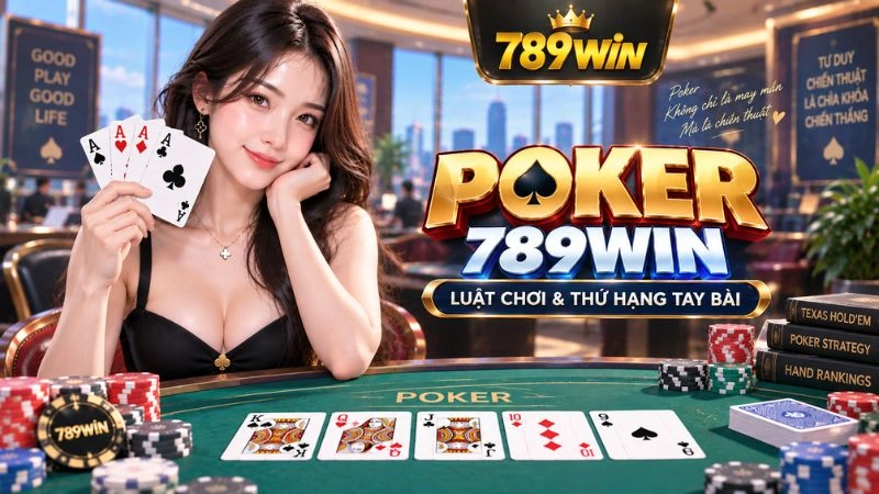 Poker 789WIN – Luật Chơi & Thứ Hạng Tay Bài